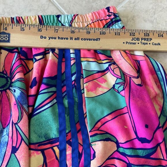 Adidas Original Mini Tennis Skirt women small multicolor Floral Pleated pockets - Picture 10 of 11